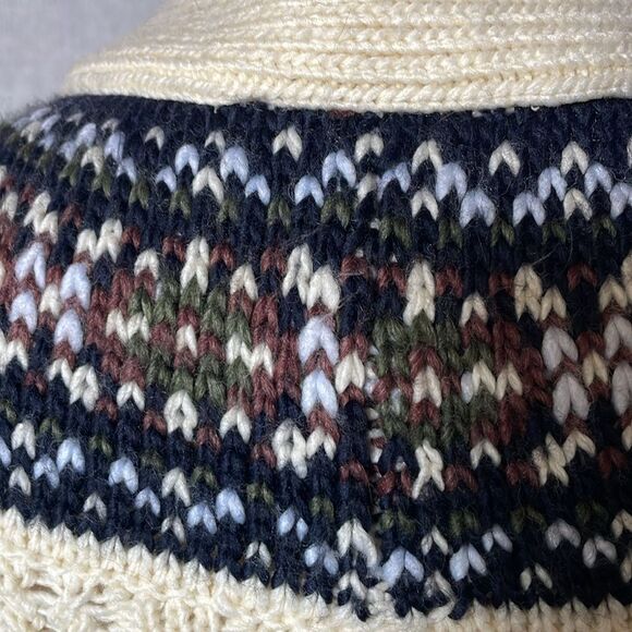 Zara Cozy Cream Chunky Cable Knit Oversized Semi-Cropped Sweater (Size: Medium) - Picture 12 of 15